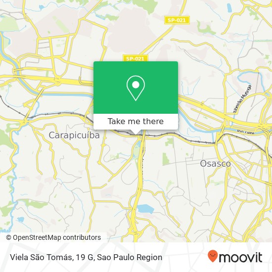 Viela São Tomás, 19 G map