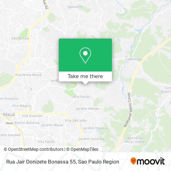 Rua Jaír Donizete Bonassa 55 map