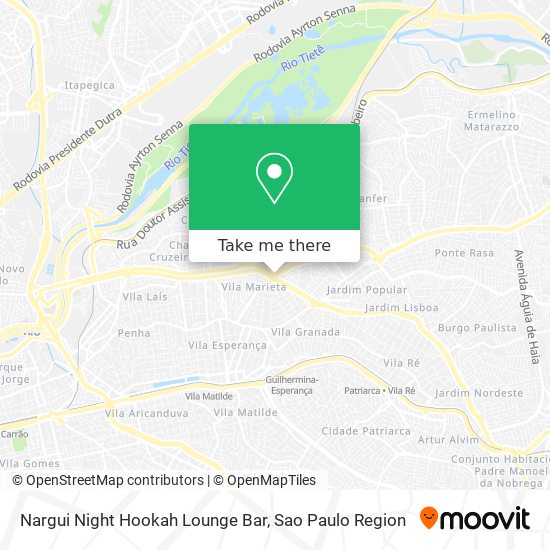 Mapa Nargui Night Hookah Lounge Bar