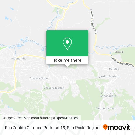 Rua Zoaldo Campos Pedroso 19 map