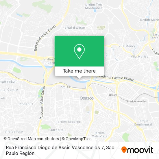 Rua Francisco Diogo de Assis Vasconcelos 7 map