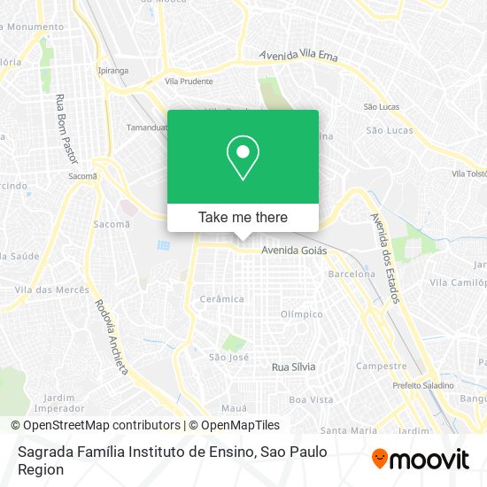 Sagrada Família Instituto de Ensino map