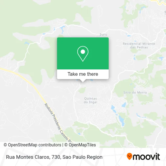 Rua Montes Claros, 730 map