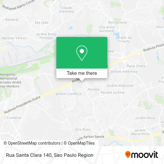 Rua Santa Clara 140 map