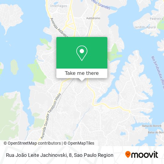 Mapa Rua João Leite Jachinovski, 8