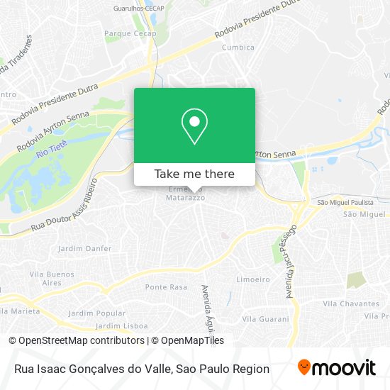 Rua Isaac Gonçalves do Valle map