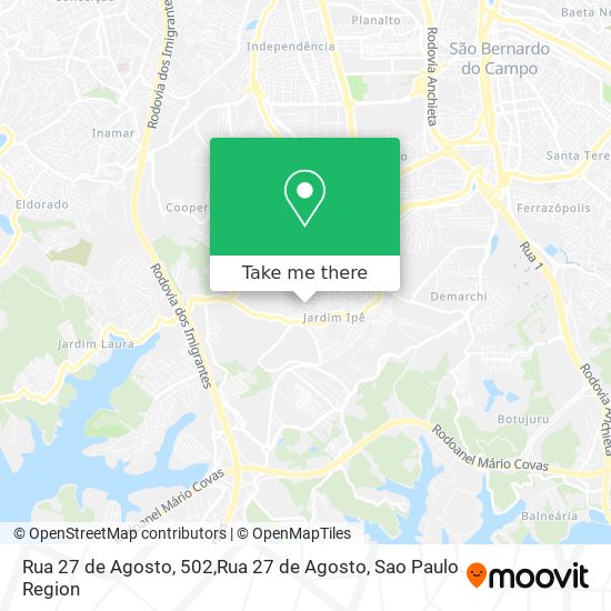 Rua 27 de Agosto, 502,Rua 27 de Agosto map