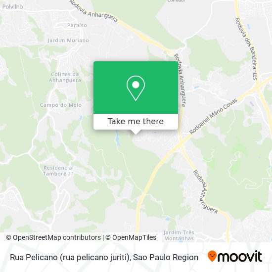 Rua Pelicano (rua pelicano juriti) map