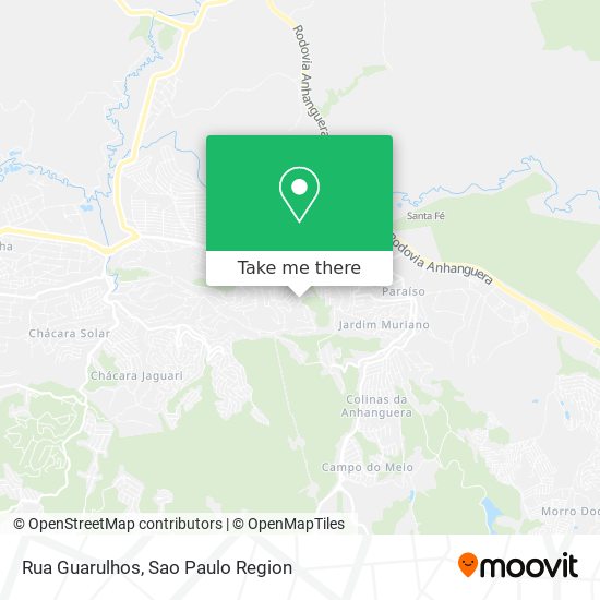 Rua Guarulhos map