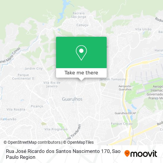 Rua José Ricardo dos Santos Nascimento 170 map