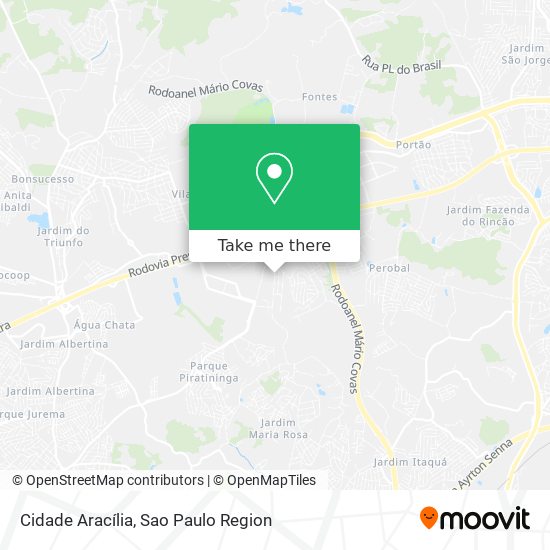 Cidade Aracília map