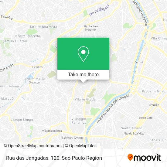 Rua das Jangadas, 120 map