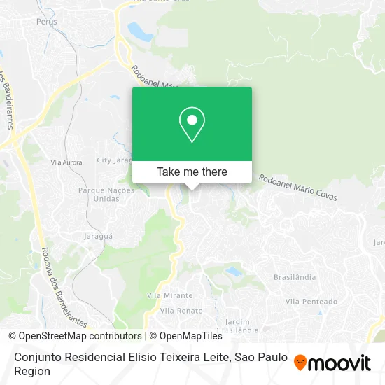 Conjunto Residencial Elisio Teixeira Leite map
