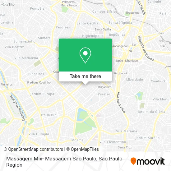 Massagem Mix- Massagem São Paulo map