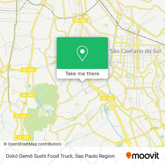 Mapa Dokô Demô Sushi Food Truck