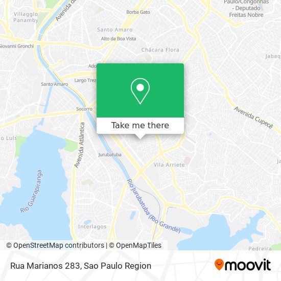 Rua Marianos 283 map