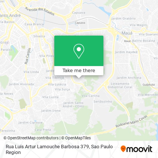 Rua Luís Artur Lamouche Barbosa 379 map