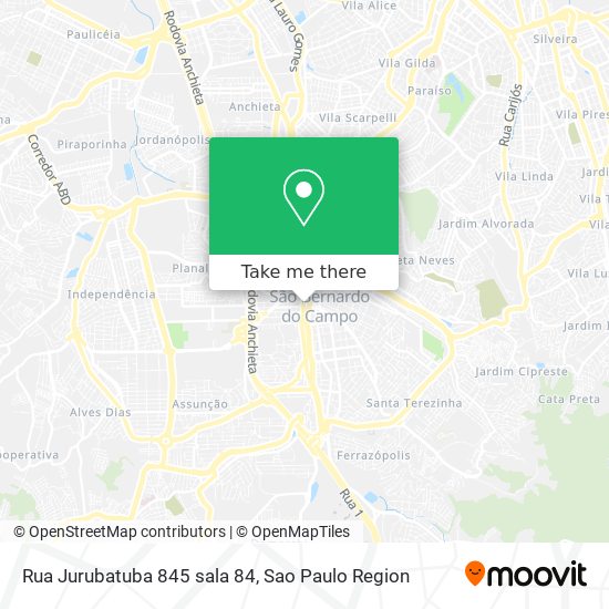 Rua Jurubatuba 845 sala 84 map