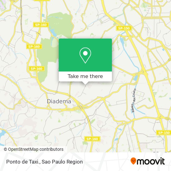 Ponto de Taxi. map