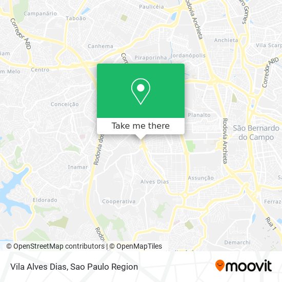 Vila Alves Dias map