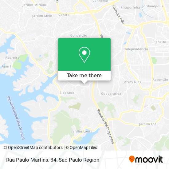 Mapa Rua Paulo Martins, 34