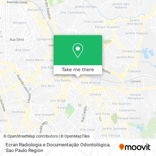 Ecran Radiologia e Documentação Odontológica map