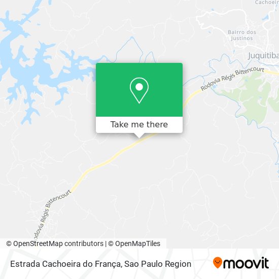 Estrada Cachoeira do França map