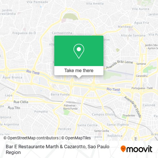 Bar E Restaurante Marth & Cazarotto map
