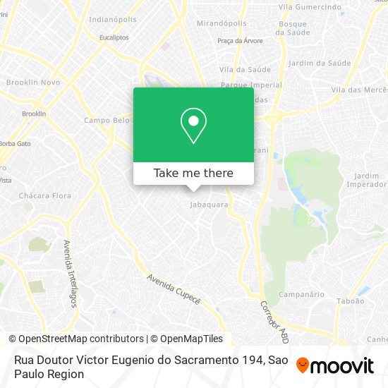Mapa Rua Doutor Victor Eugenio do Sacramento 194
