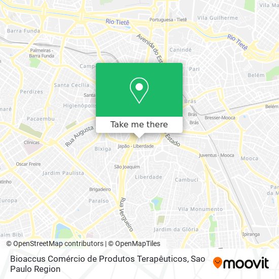 Bioaccus Comércio de Produtos Terapêuticos map