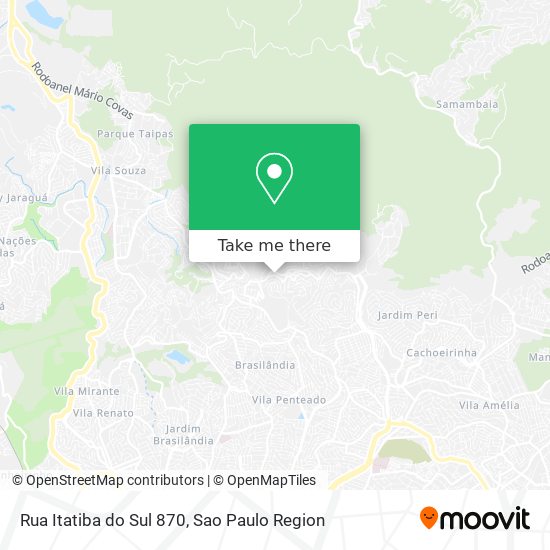 Mapa Rua Itatiba do Sul 870