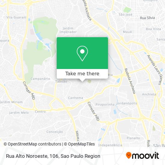 Rua Alto Noroeste, 106 map