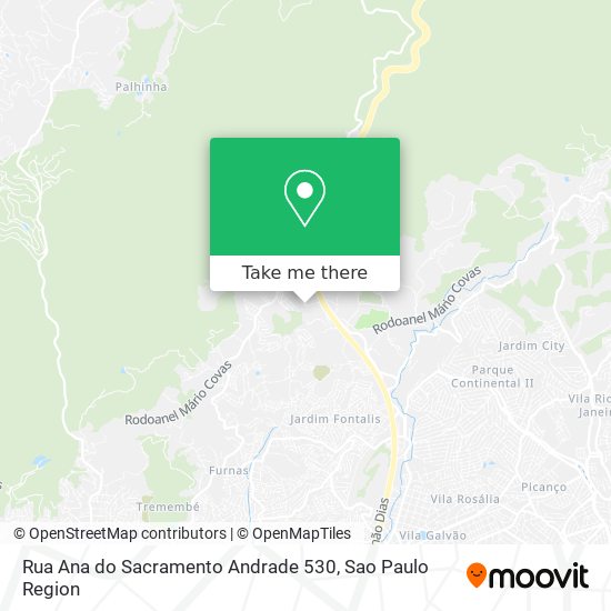 Rua Ana do Sacramento Andrade 530 map
