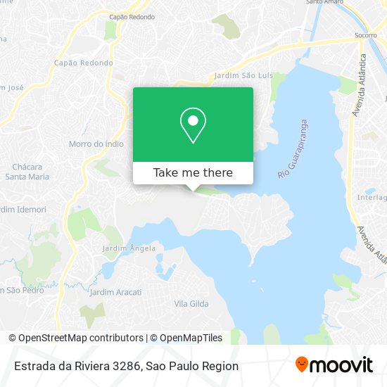 Estrada da Riviera 3286 map