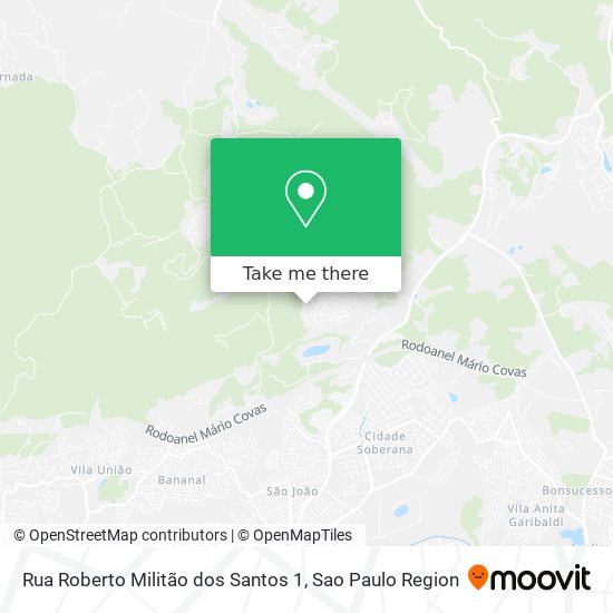 Rua Roberto Militão dos Santos 1 map