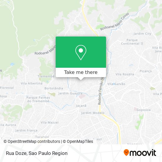 Rua Doze map