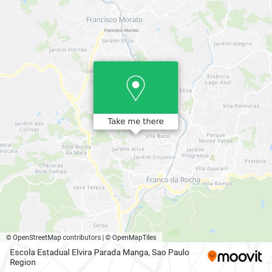 Escola Estadual Elvira Parada Manga map