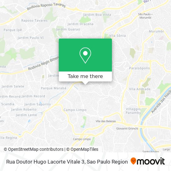 Mapa Rua Doutor Hugo Lacorte Vitale 3