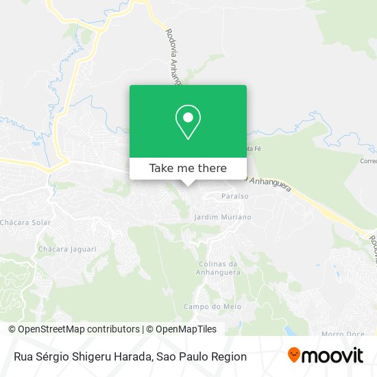 Rua Sérgio Shigeru Harada map