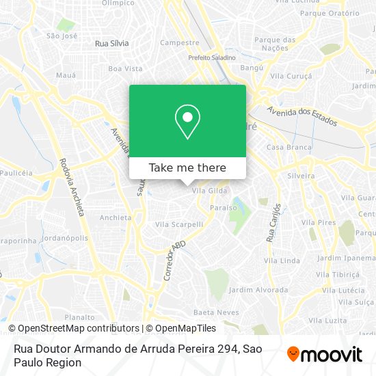 Rua Doutor Armando de Arruda Pereira 294 map