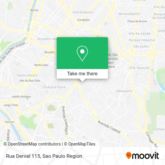 Rua Derval 115 map