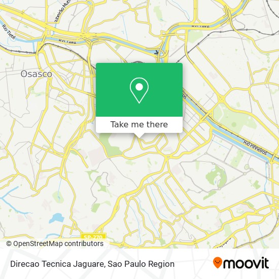 Direcao Tecnica Jaguare map