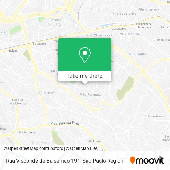 Mapa Rua Visconde de Balsemão 191