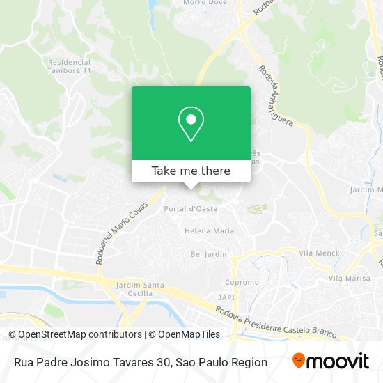 Rua Padre Josimo Tavares 30 map