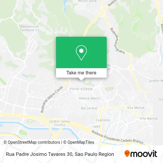 Rua Padre Josimo Tavares 30 map