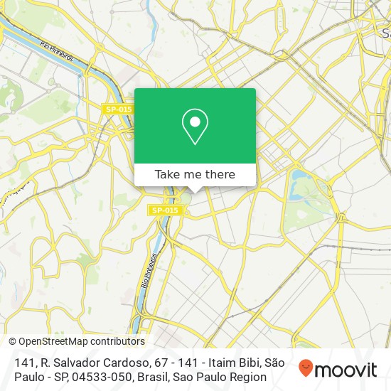 141, R. Salvador Cardoso, 67 - 141 - Itaim Bibi, São Paulo - SP, 04533-050, Brasil map