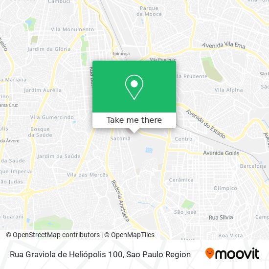 Mapa Rua Graviola de Heliópolis 100