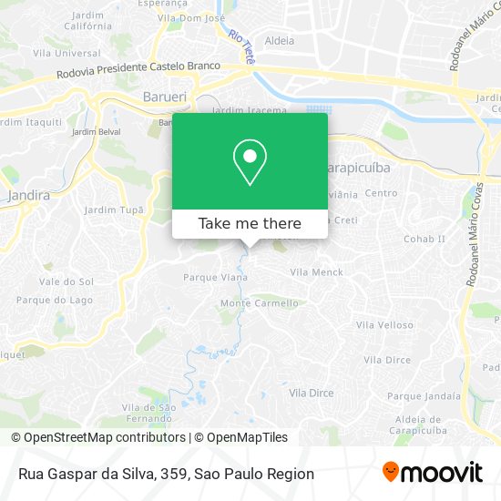 Mapa Rua Gaspar da Silva, 359