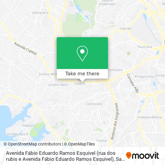 Avenida Fábio Eduardo Ramos Esquivel (rua dos rubis e Avenida Fábio Eduardo Ramos Esquivel) map
