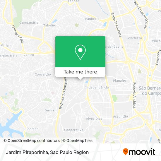 Jardim Piraporinha map